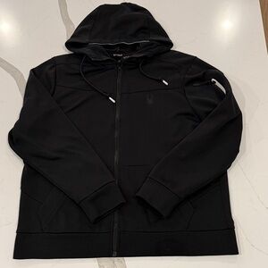 Spyder Black Full-Zip Hoodie